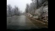 رانندگی در روز برفی