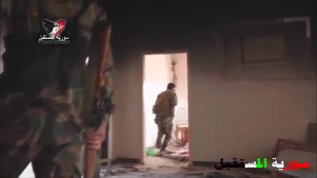 شکار  فرد مسلح توسط تک تیرانداز ارتش سوریه /درعا بلد