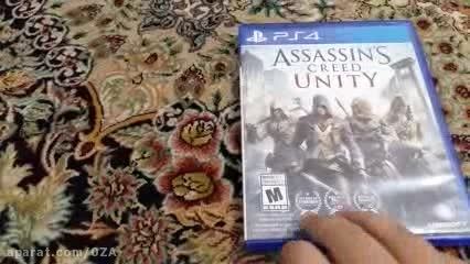 آنباکسینگ بازی ASSASSINS CREED UNITY برای PS4