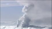 فوران کوه آتشفشان انتاکه در مرکز ژاپن