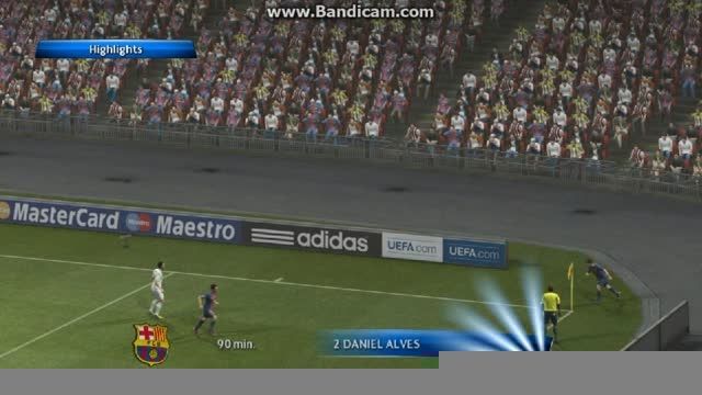 گل فوق العاده باحال  Daniel Alves در PES 2013 (دیدنی)