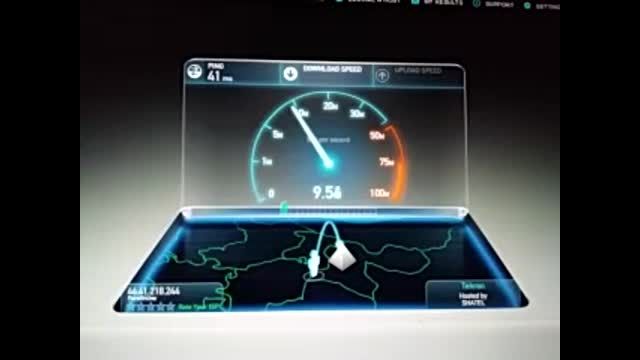 مسابقه سرعت اینترنت 16Mbps پارس آنلاین