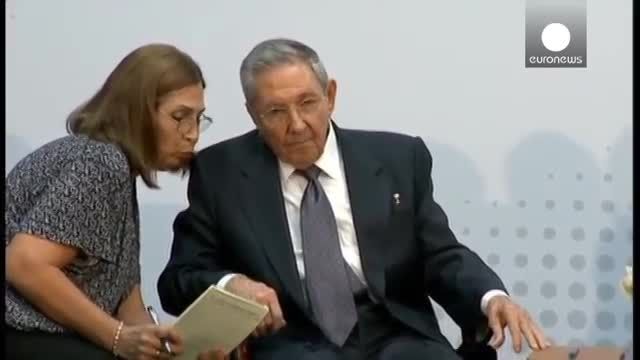 دیدار تاریخی رهبران آمریکا و کوبا در اجلاس پاناما