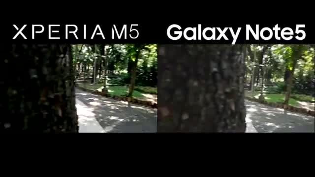 مقایسه دقت زوم کردن دوربین Xperia M5