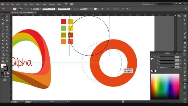 ویدئو آموزشی برای طراحی، لوگو-14