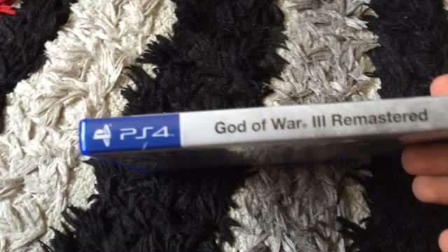 آنباكسینگ بازی god of war  remastered