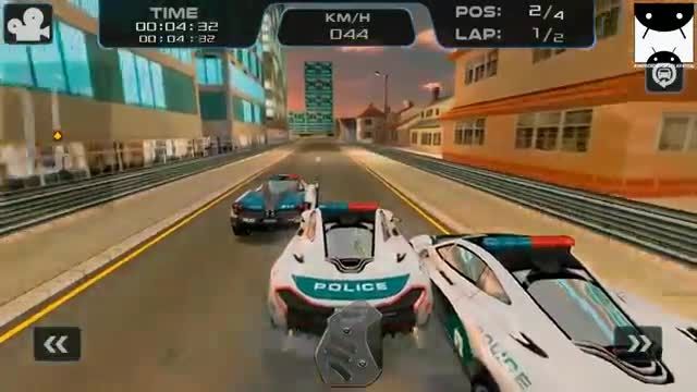 گیم پلی بازی اندرویدی Dubai Police Supercars Rally