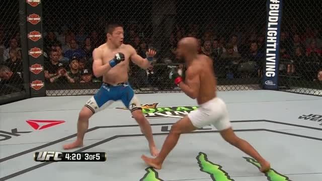 UFC 186 Johnson vs Horiguchi - Round 3 - CHAMPIONSHIP