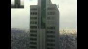 تکان خوردن ساختمان ها در ژاپن بر اثر زلزله