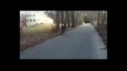 ترسوندن دوچرخه سوار بدبخت در پارک :))))))))