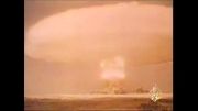 صحنه ای واقعی از پرتاب بمب هسته ای بر هیروشیما