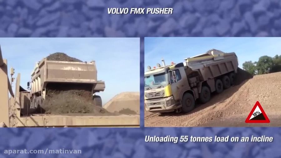 کامیون معدنی ولوو FMX-BASPUSHER