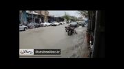 بارش باران و تگرگ شدید در داراب
