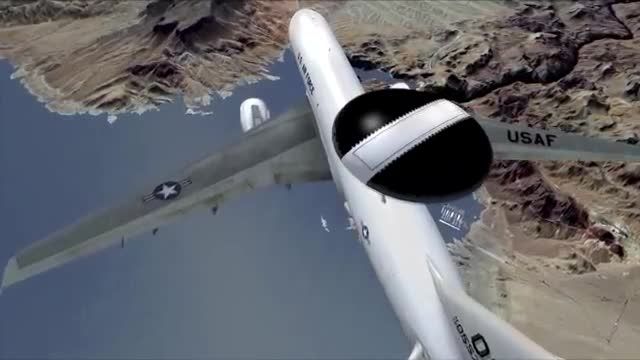 پرواز هواپیمای آواکس در شبیه ساز الماس