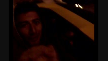 فیلم سلفی از خودم ورودی شهر اردبیل 14 فروردین ساعت 1شب