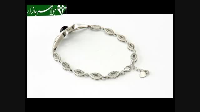 دستبند نقره جذاب طرح مجلسی زنانه - کد 6941
