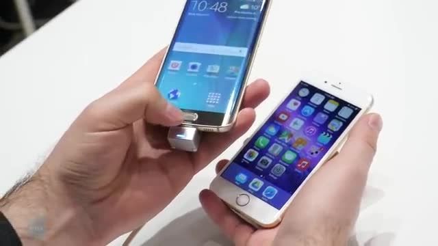 مقایسه اسکنر اثر انگشت  گلکسی S6 و Touch ID آیفون ۶