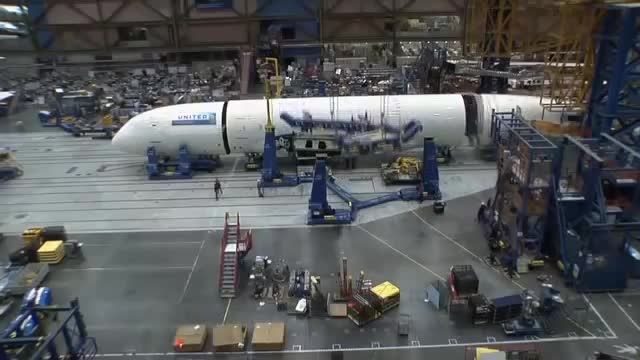 مراحل ساخت بوئینگ 787 دریم لاینر