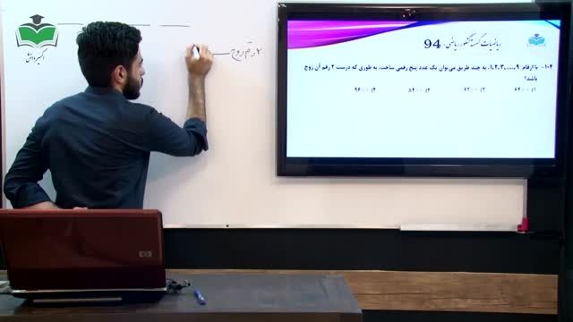 حل تکنیکی کنکور ریاضی 94 گسسته قسمت 1 (استاد شیخ علیا)