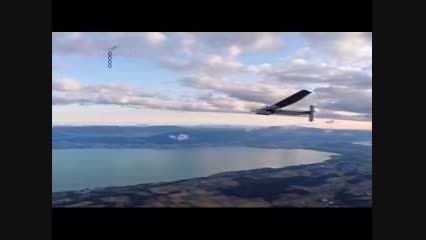 پرواز رویایی با هواپیمای خورشیدی