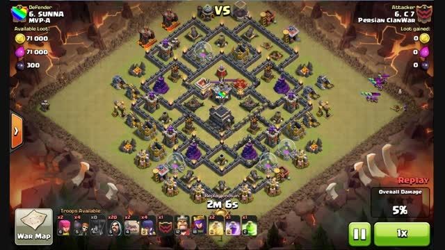Clash Of Clans- 3 star Attack  TH 9 GoWiWi