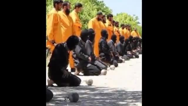 القابون - اسارت و اعدام 100 داعشی بدست جیش الاسلام