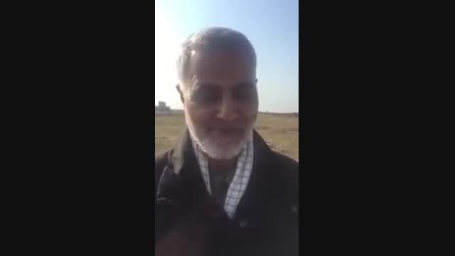 کلیپ نادر و برتر سردار سلیمانی در جنگ داعش ب عربی-سوریه