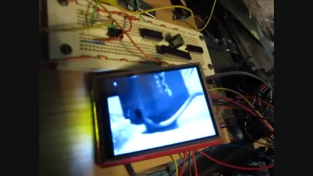 arduino mega with ov7670 cmos sensor and 2.8 tft
