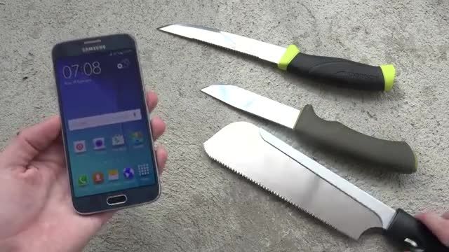 Samsung Galaxy S6 _Knife Test