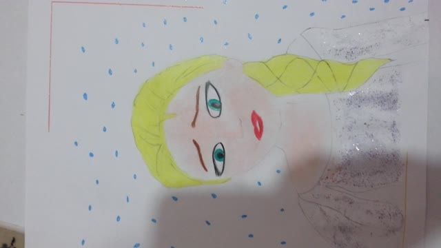 نقاشی من برای مسابقه ملکه برفی