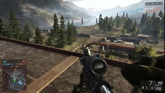 headshot زدن توسط sniper در بازی BF4 توسط خودم