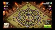 Clash of Clans - Hog Rider(level2) Attack Strategy