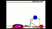 انیمیشن ویروس قرمز و آبی