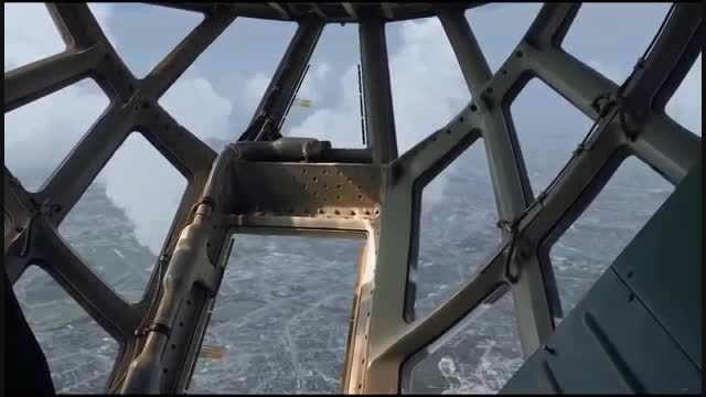 فرود در ورشو با هواپیمای ایلوشین 76 در شبیه ساز پرواز