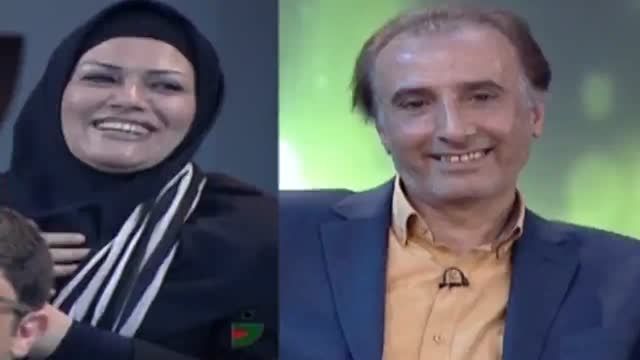 محمدرضا حیاتی به اتفاق همسرش، میهمان برنامه خندوانه