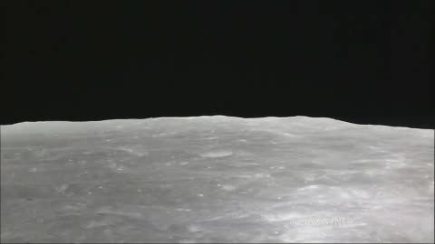 پدیدار شدن شگفت انگیز کره زمین بر فراز مدار ماه
