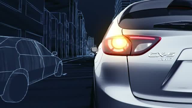 Mazda i-ACTIVSENSE - Smart City Brake System-Reverse