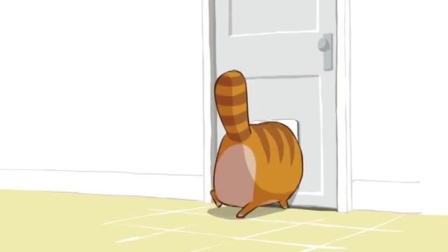 انیمیشن کوتاه گربه چاق 1