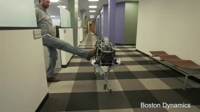 تازه ترین سگ روباتی؛ لگد می خورد، زمین نمی خورد