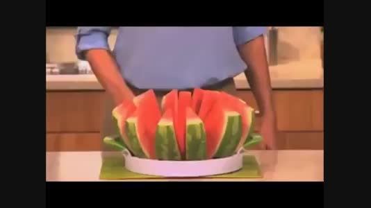 سریعترین روش قاچ کردن هندوانه