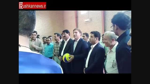 فرماندار دشتستان در جمع ورزشکاران روستای طلحه