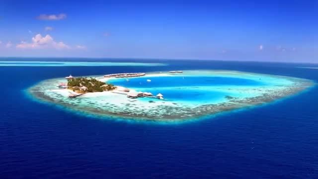 زیباترین جزیره دنیا در مالدیو اقیانوس هند