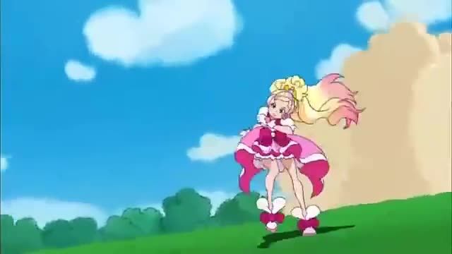 Go!PrincessPrecure film episode 01 ゼツボーグとキュアフローラの戦いシーン「