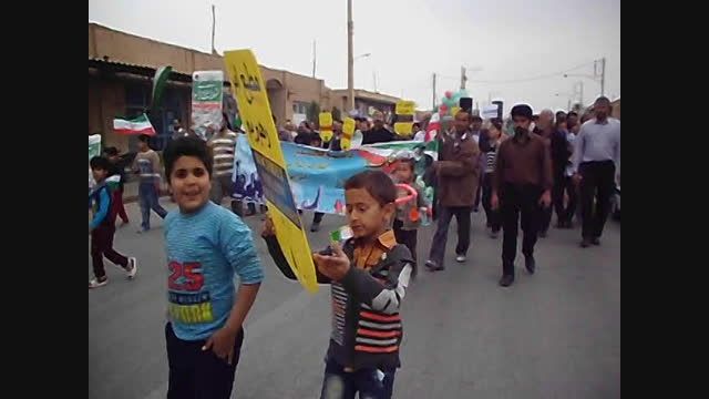 حماسه حضور مردم انقلابی چاهملک در راهپیمایی 22 بهمن93