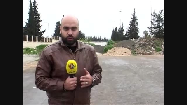 حلب - زمین گیر شدن تروریست های تکفیری توسط ارتش سوریه