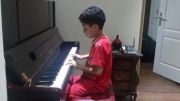پیانو نوازی رادین هشت ساله ( والس گیسو)