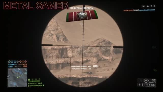 (metal gamer&#039;s sniping montage(china rising ضبط شده