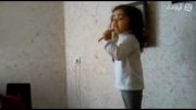 روژان 3 ساله از تهران طرفدار پرو پا قرص مرتضی پاشایی