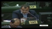 تذکر حاج عبدالله تمیمی به رئیس جمهور در مجلس