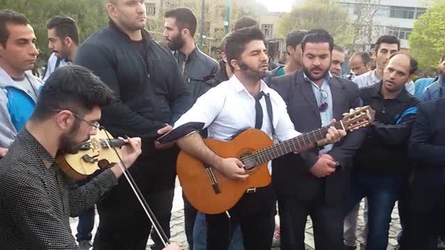 مجید خراطها .نوروز زیبا برای همه .اجرای خیابانی خیریه